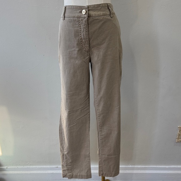 Roberto Cavalli Class Khaki Trousers - Size 12